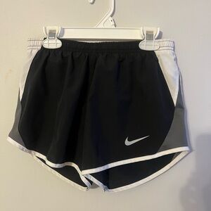 Nike Black and White Athletic Shorts